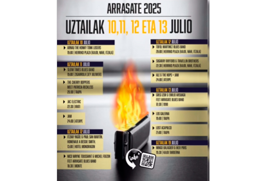 Programa Arrasate Blues 2025